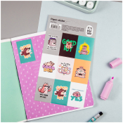 Наклейки бумажные MESHU "Good boy", 12*21см, 9 наклеек, европодвес, MS_41633