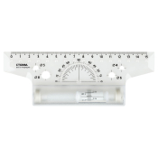 Рейсшина 15см СТАММ, пластиковый ролик, европодвес, ЛР01