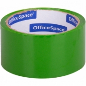 Клейкая лента упаковочная OfficeSpace, 48мм*40м, 45мкм, зеленая КЛ_6287