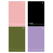 Блокнот А5 80л., на скрепке BG "Моноколор", Б5ск80 09435