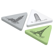 Ластик Berlingo "Triangle XL", треугольный, термопластичная резина, 55*55*9мм, BLc_00120