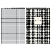 Блокнот А4 80л. на гребне ArtSpace "Узор. Fashion pattent", твердая подложка, Б4к80гр_27699