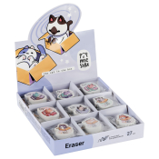 Ластик MESHU "Meow-bag", фигурный, термопластичная резина, 40*30*13мм, MS_45598