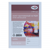Холст на МДФ Гамма "Хобби", 25*35см, 100% индийский хлопок, 250г/м2, мелкое зерно 210420205