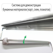 Доска 700×1000, белая, офисная, магнитная, на треноге, GROSS, N70100F