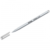Ручка гелевая Berlingo "Brilliant Metallic" серебро металлик, 0,8мм CGp_40010