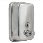 Дозатор (диспенсер) для жидкого мыла Solinne, 500мл, нержавейка, глянец, ТМ 801